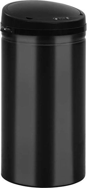 DELUKE Sensor Mülleimer für die Küche mit Automatik-Bewegungssensor, 50L, Schwarz, B/T/H: 30,5 x 30,5 x 81,5 cm - Bild 1