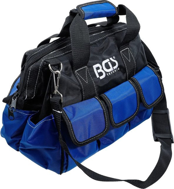 BGS Universal Werkzeugtasche Klein mit Trageriemen, Blau, B/T/H: 30,5 x 19,0 x 30,0 cm - Bild 1