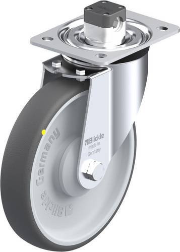 Blickle L-PATH 200KA-CS11-ELS Lenkrolle mit Feststeller in Grau, Rad-Durchmesser: 20 cm, Tragfähigkeit: 325 kg - Bild 1