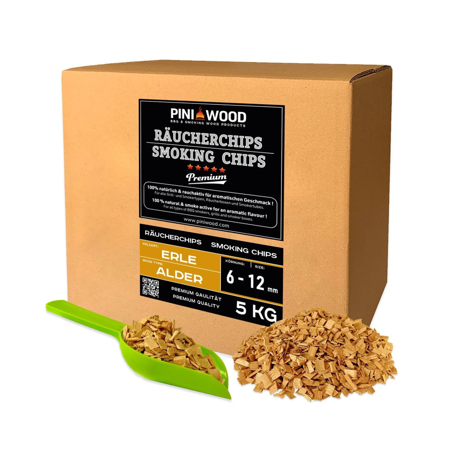 PINI Räucherchips aus Erle ohne Rinde, 5 kg - Bild 2