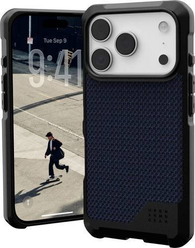 Urban Armor Gear MagSafe Schutzhülle Metropolis LT Kevlar für Apple iPhone 17 Pro in Marineblau - Bild 2
