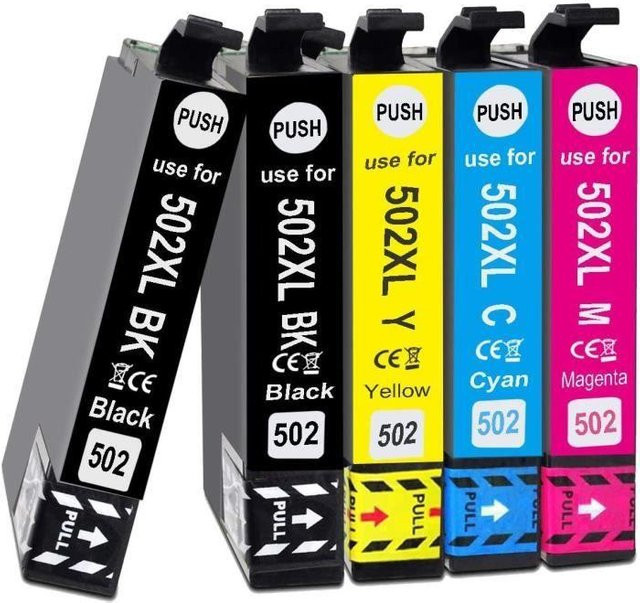 Teland 502XL Ersatz-Tintenpatronen Set für Epson Expression Home XP5100 XP5105 und Workforce WF2860DWF WF2865DWF, Multicolor - Bild 1