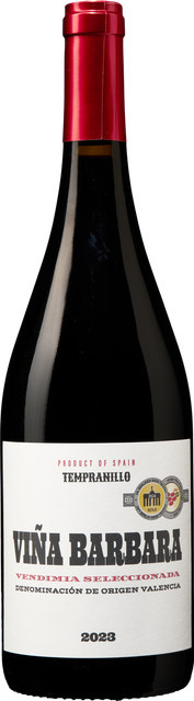 Viña Barbara Tempranillo Rotwein Valencia 0,75 l - Bild 1