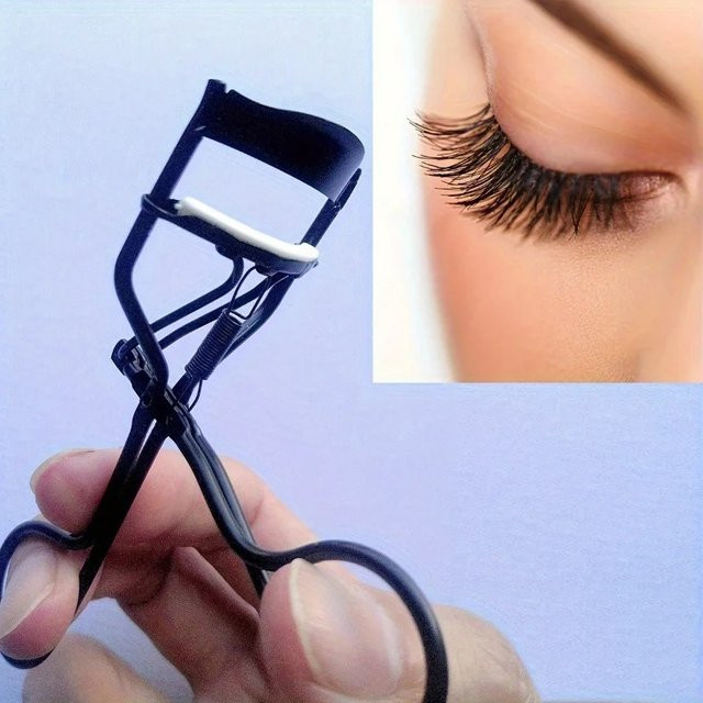 CNKESS Wimpernzange aus Edelstahl, Schwarz/Silber, Unisex - Bild 1