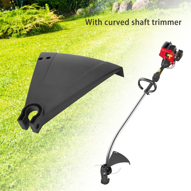 Aramox Kunststoffschutz für Rasentrimmer in Schwarz, passend für Trimmer mit 25 mm oder 25,4 mm - Bild 1