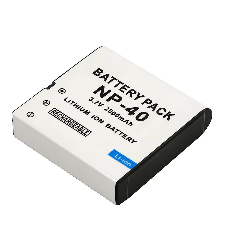 Casio NP-40 Akku Set mit Ladegerät 2000 mAh in Weiß für Exilim EX-Z600 EX-Z750 Z1000 Z1050 Z1080 FC100 FC150 P505 P600 P700 Kameras - Bild 2