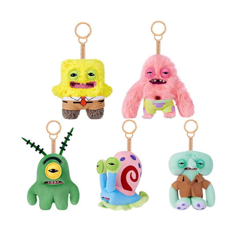 Fuggler SpongeBob Schwammkopf Schlüsselanhänger, Plüschtiere - Bild 2
