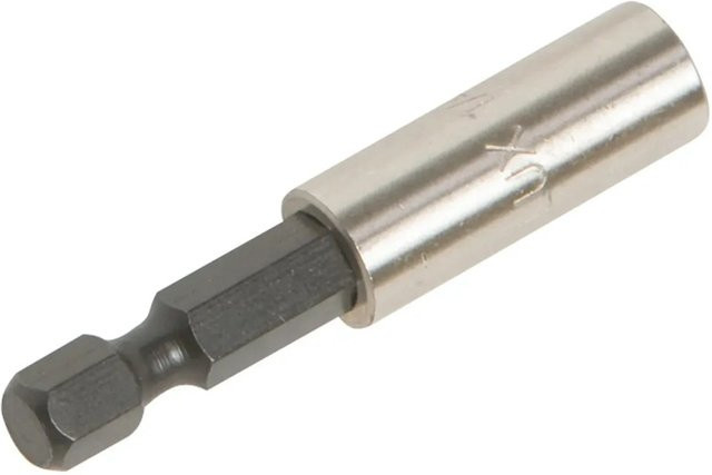 LUX-TOOLS Magnet-Bithalter in Silber, Länge: 50 mm - Bild 1