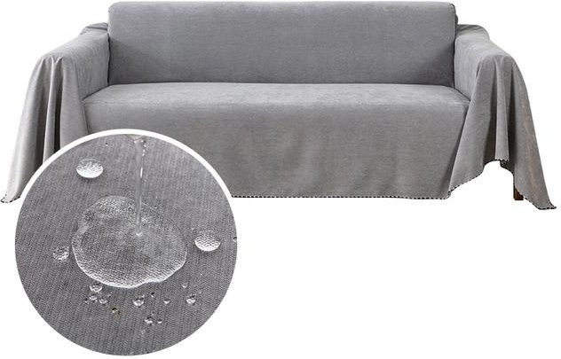 Wasserdichte und staubdichte Sofadecke von Your Warm Home in Grau, B/B: 180 x 260 cm - Bild 1