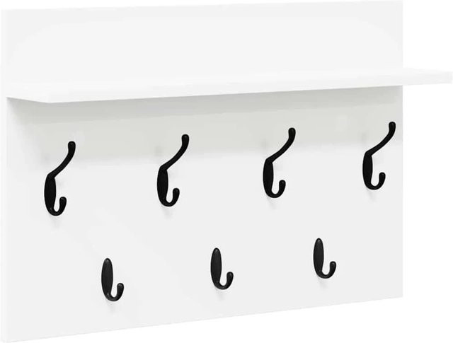vidaXL Wandmontierter Nachttisch in Weiß aus Holzwerkstoff B/T/H: 60 x 40 x 12 cm - Bild 1