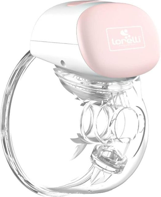 Lorelli elektrische Hands-free Milchpumpe mit Touchscreen und USB-Anschluss, 240 ml, rosa - Bild 1