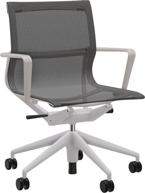 Vitra Physix Bürodrehstuhl mit Fünfstern Untergestell in Schwarz und High-Tech-Textil - Bild 1