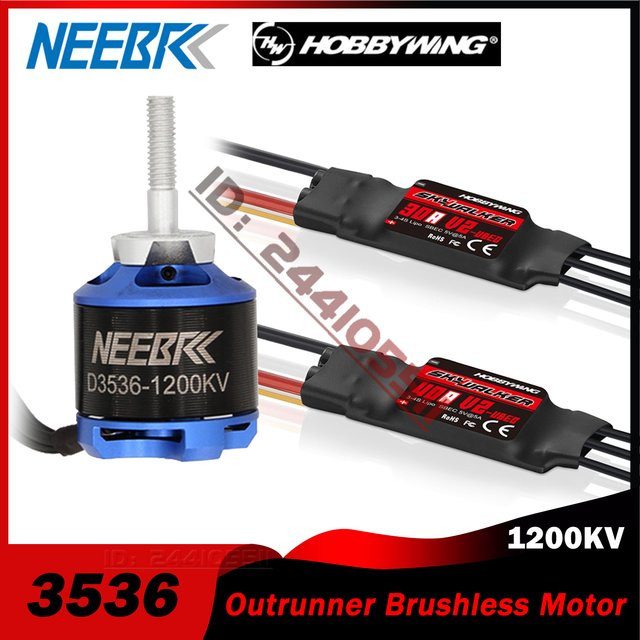 Hobbywing RC Fixed Wing D3536 1200KV Flugzeug Bürstenlosen Motor Ersatzteile - Bild 1