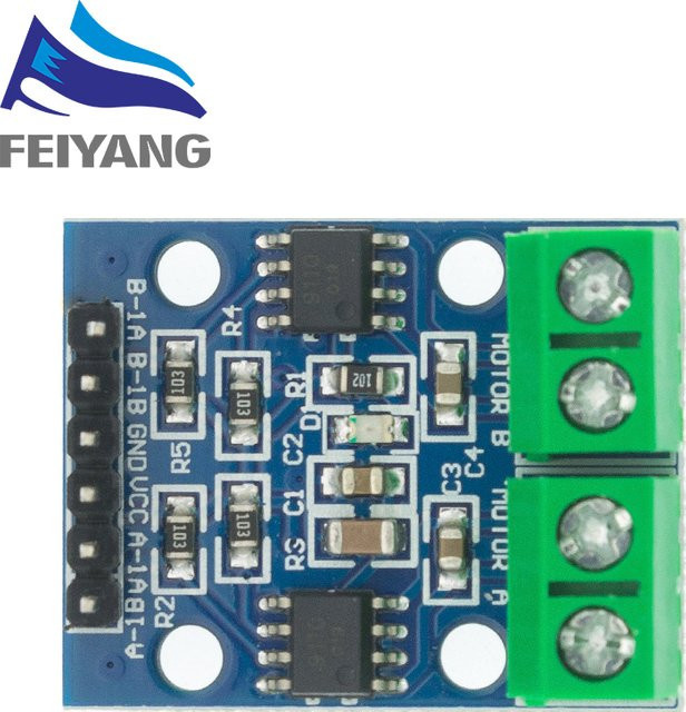 SAMIROB L9110s DC-Schrittmotor-Treiber Modul mit H-Bridge für Dual-DC-Motoren in Blau - Bild 1