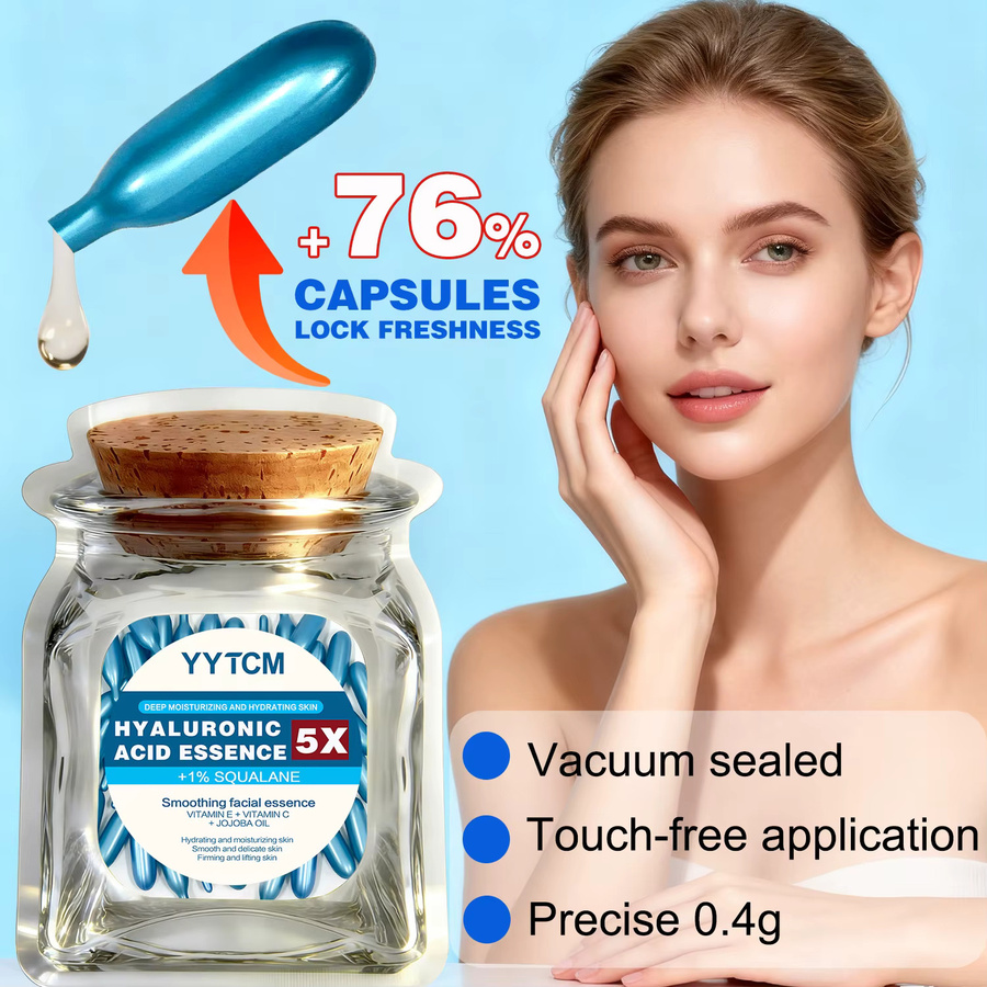 Hyaluronsäure Feuchtigkeitskapsel-Essenz Serum, Unisex - Bild 5