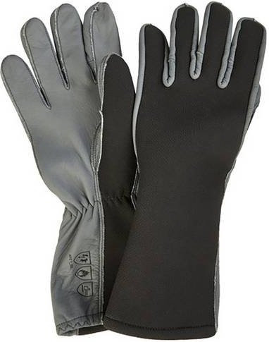 DEHN Schutzhandschuhe aus Leder in Grau, Größe XL, 1 Paar - Bild 1