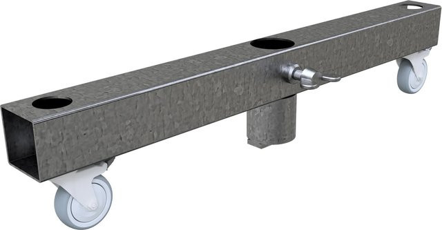 Schake Bauzaunrolladapter in Silber aus Stahl - Bild 1