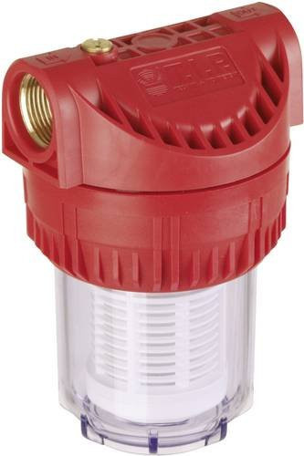 T.I.P. Universal-Wasserfilter mit Mehrweg-Einsatz und Pumpen-Vorfilter aus Kunststoff in Rot und Transparent - Bild 1