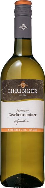 Ihringer Fohrenberg Gewürztraminer Weißwein, Spätlese, Baden, 2022, lieblich, 0,75 l - Bild 1