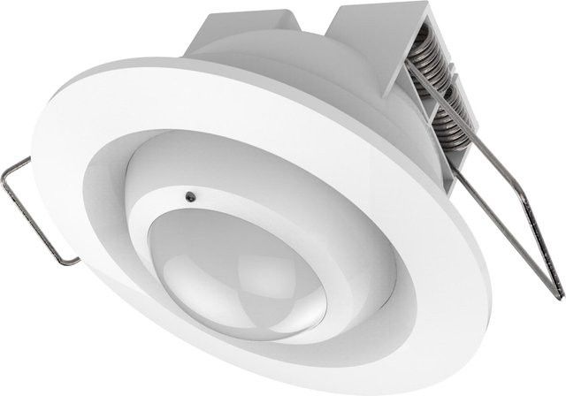 Philio Außen-Bewegungsmelder mit runder Deckenhalterung im Kugel-Design, Farbe: Weiß, IP43 - Bild 1