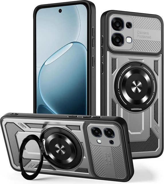 Techsuit RuggedCam Schutzhülle für Oppo A6 Pro 5G und A6 Pro 4G in Grau - Bild 1