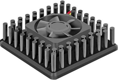SEPA Chipkühler HZ30B05A in Schwarz 5 V/DC - Bild 1