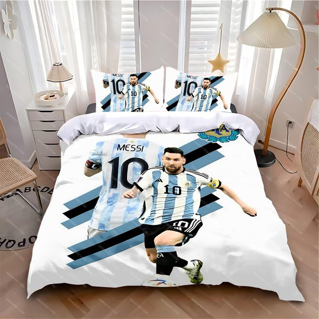 Bettwäscheset Lodestar mit Bettbezug und Kissenbezug in Blau, Microfaser, B/B: 240 x 220 cm - Bild 1