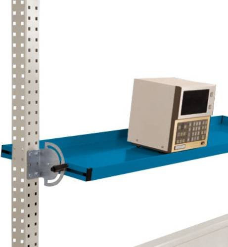 Manuflex AS1719.5007 Neigbare Ablagekonsole für PACKPOOL Packtische in Blau, Nutztiefe: 34,5 cm - Bild 1