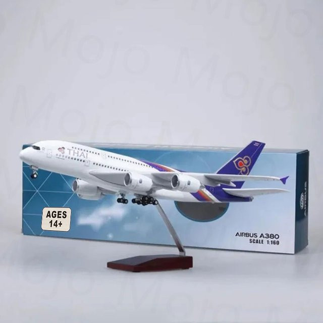 ZOCO Thai Airways Series Modellflugzeugmodell, mit Ständer - Bild 1