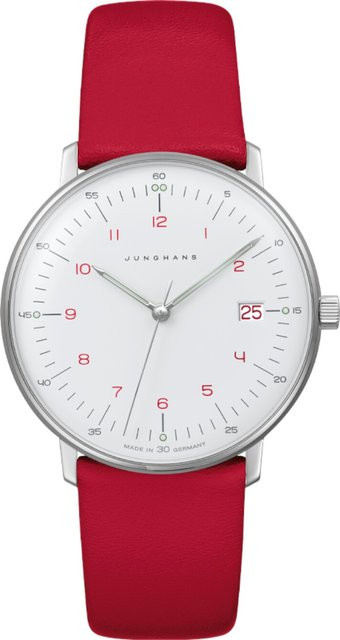 Junghans Max Bill Armbanduhr, Quarz, Edelstahl, 33 mm, Damen - Bild 1