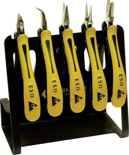 Bernstein Tools for Electronics 3-650-V ESD Zangen-Set 5teilig in Gelb - Bild 1
