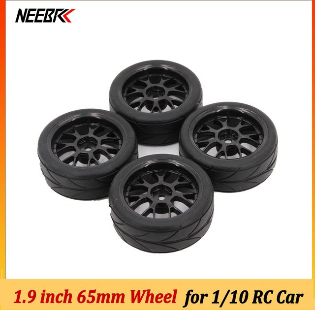 NEEBRC Offroad-Buggy-Reifen, 4 Stück, 1,9 Zoll, 75mm, mit 12mm Sechskantnaben, aus Gummi - Bild 1