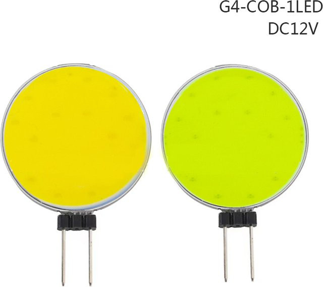 JOYPJLIT G4 LED-Lampe DC12V 2W COB-LED mit CCT für Kronleuchter und Strahler - Bild 1