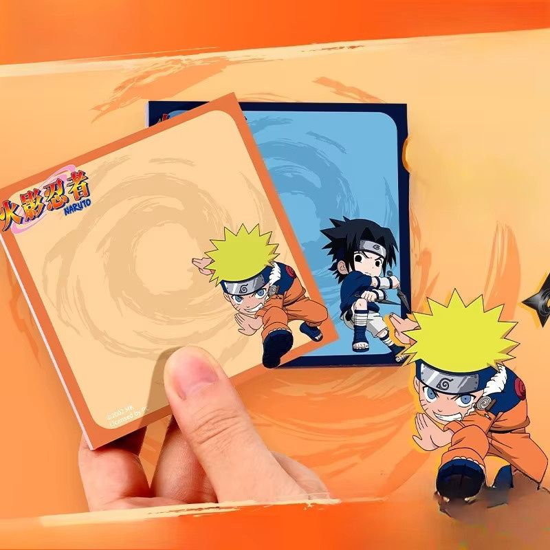 Bandai Naruto Haftnotizen mit Uzumaki Naruto und Uchiha Sasuke für Studenten - Bild 3