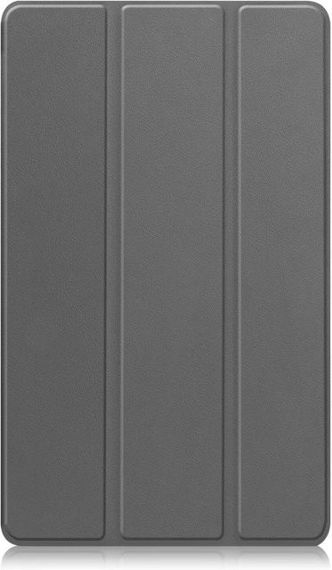 Schlanke 3-fach faltbare Hartschalen-Tablet-Hülle aus PU-Leder für Honor Pad X7 8,7 Zoll JMS-W09 in Grau - Bild 1
