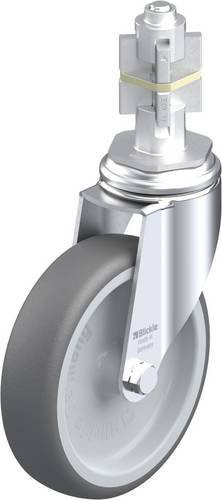 Blickle LKRA-PATH 126G-11-E17 Lenkrolle in Grau und Silber mit Kunststoffrad, Rad-Durchmesser: 125 mm, Tragfähigkeit: 120 kg - Bild 1