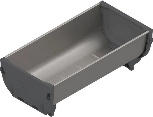 Blum Orga-Line Schubladen-Einsatz aus Kunststoff und Edelstahl in Grau und Silber, B/T/H: 17,6 x 8,8 x 6,0 cm - Bild 1