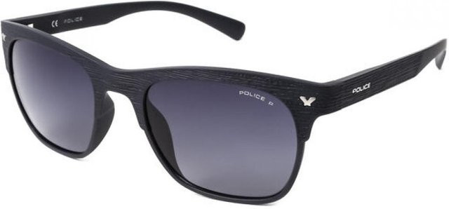 Police W87p Sonnenbrille, Unisex, Vollrand, Square, Black, Kunststoff - Bild 1