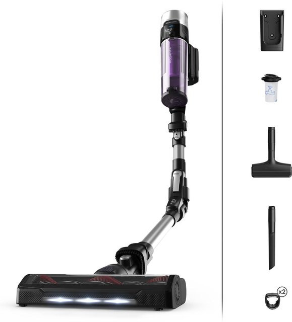 Rowenta X-Force Flex 9.60 Allergy RH2037 Akku-Stielsauger mit LED-Scheinwerfer und Display - Bild 1
