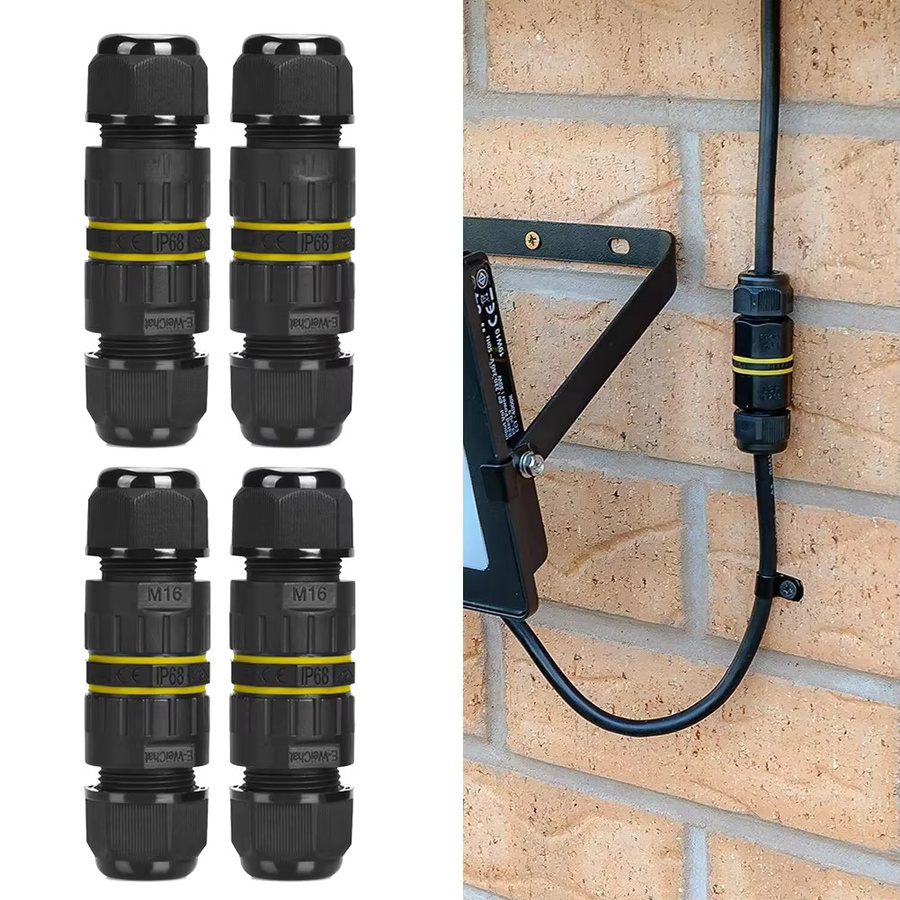 Wasserdichte 3Pin Outdoor Junction Box IP68 Elektrische Kabel Anschlussdose in Schwarz für 240V-400V - Bild 6