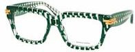 Bottega Veneta BV 1324O Korrektionsbrille, Vollrand, quadratisch, green, Unisex, Kunststoff - Bild 1