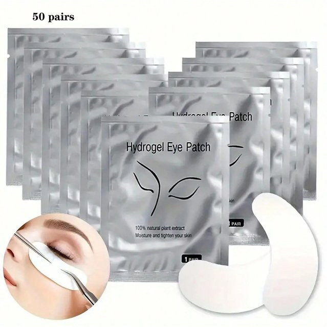 SZwatch Gel Augenpads, grau, 50 Paar - Bild 1
