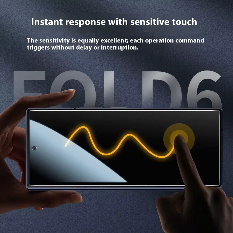 4-in-1 Hydrogel Displayschutzfolie für Samsung Galaxy Z Fold 7 6 5 4 3 2 mit Innen- und Außenscharnier-Schutz, matt, weiche TPU-Folie, transparent - Bild 4