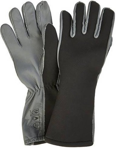 DEHN Schutzhandschuhe aus Leder in Grau, Größe 13, 1 Paar - Bild 1