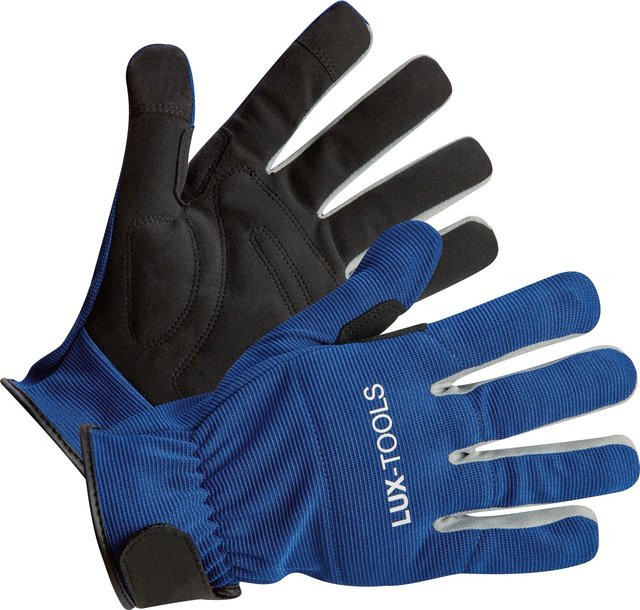 LUX-TOOLS Arbeitshandschuh Tough in Blau, Größe 8 - Bild 1