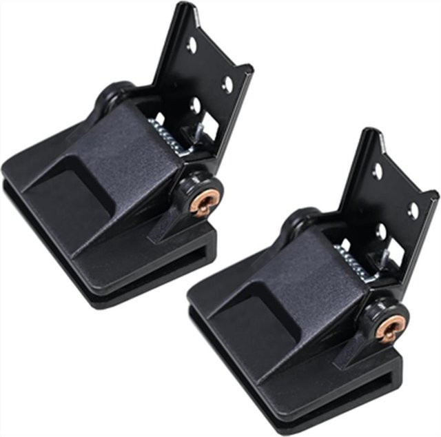 2 Stück Staubschutz-Scharnierteile in Schwarz für Yamaha P-200 P-220 und Sony PS-11 PS-22 Plattenspieler - Bild 1
