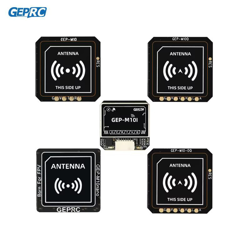 Geprc Gep-m10 Serie GPS Modul mit integriertem Flash-Chip, QMC5883L Magnetometer und DPS310 Barometer in Schwarz für FPV-Drohnen - Bild 1