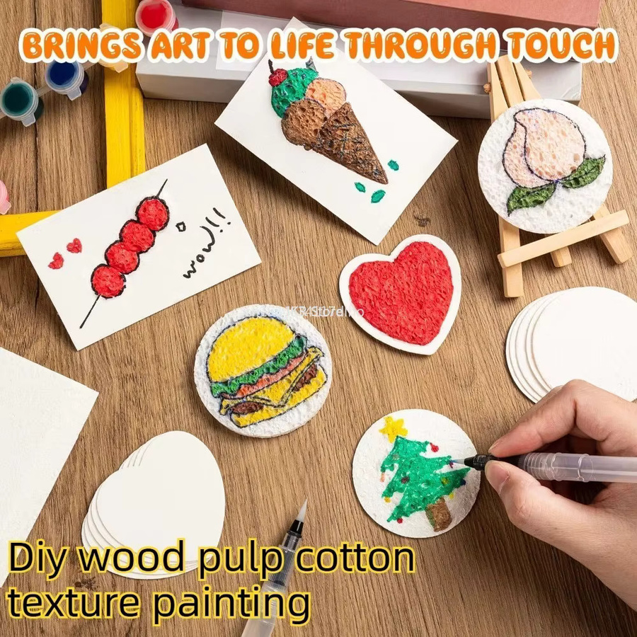 3D Schaumstoff-Malpapier für Kinder als magisches Bastelpapier mit Tier-Motiven in Mehrfarbig - Bild 2