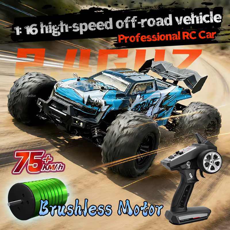WLtoys Hochgeschwindigkeits-Ferngesteuertes Bürstenmotor-Auto, 1:16, ab 14 Jahren - Bild 2