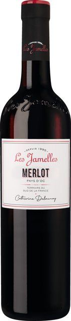 Les Jamelles Merlot Rotwein, 2024, Languedoc-Roussillon, trocken, 0,75 l - Bild 1